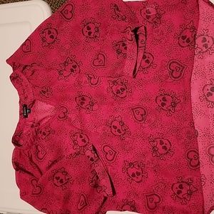 Zunie womens sheer size 10 top. Looks like *Monster High*